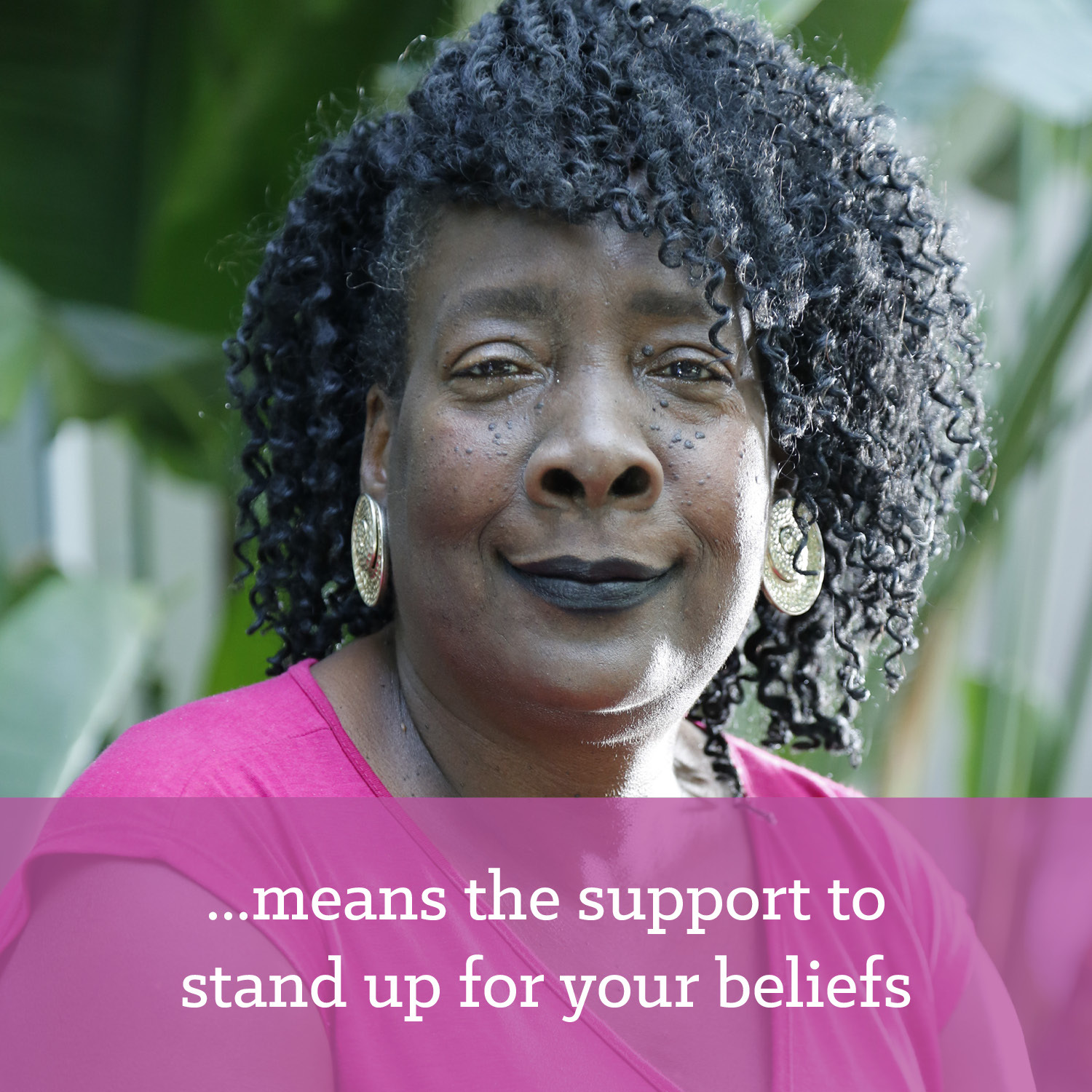 Stand up for your beliefs